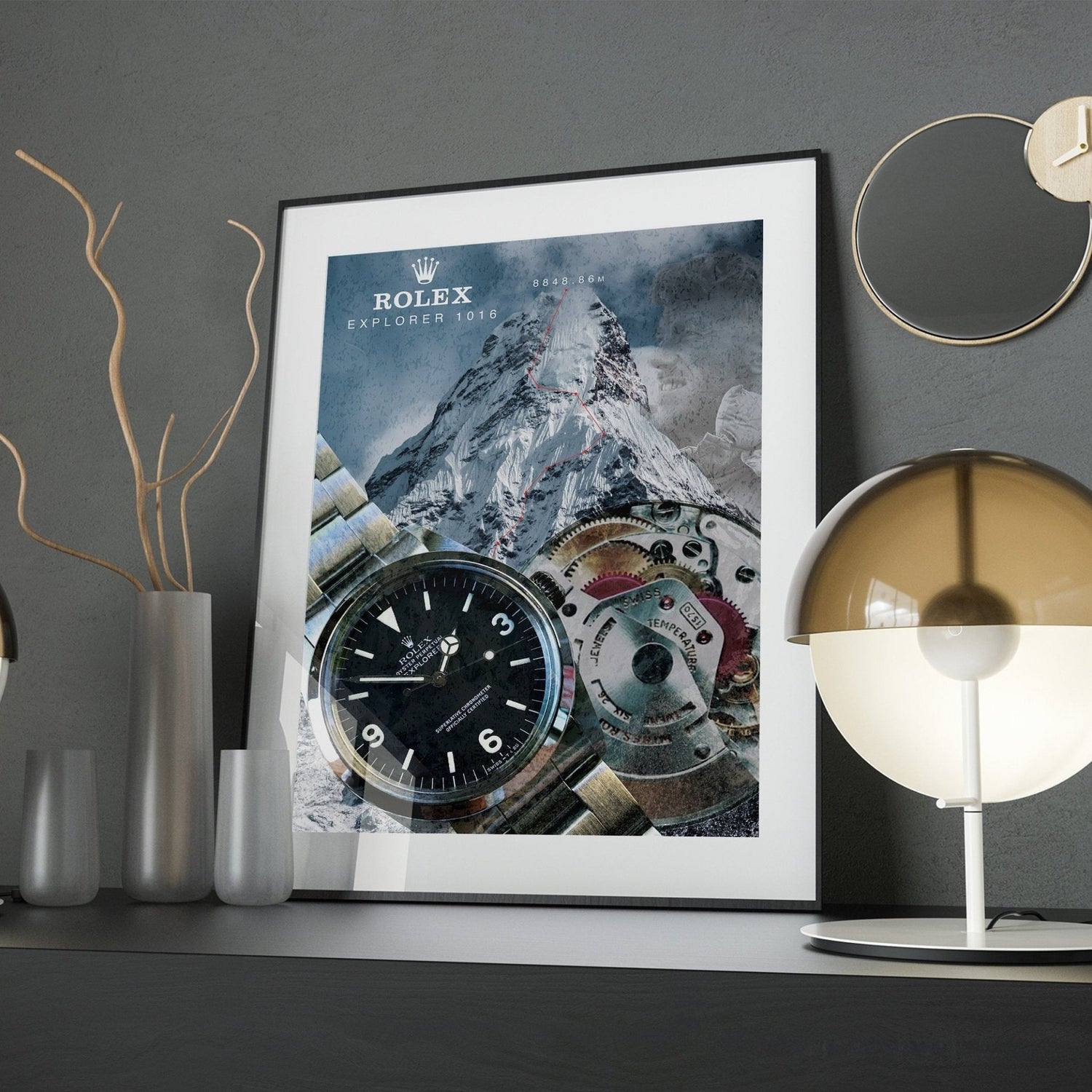 Rolex Explorer 1016 Everest Poster - M & SON