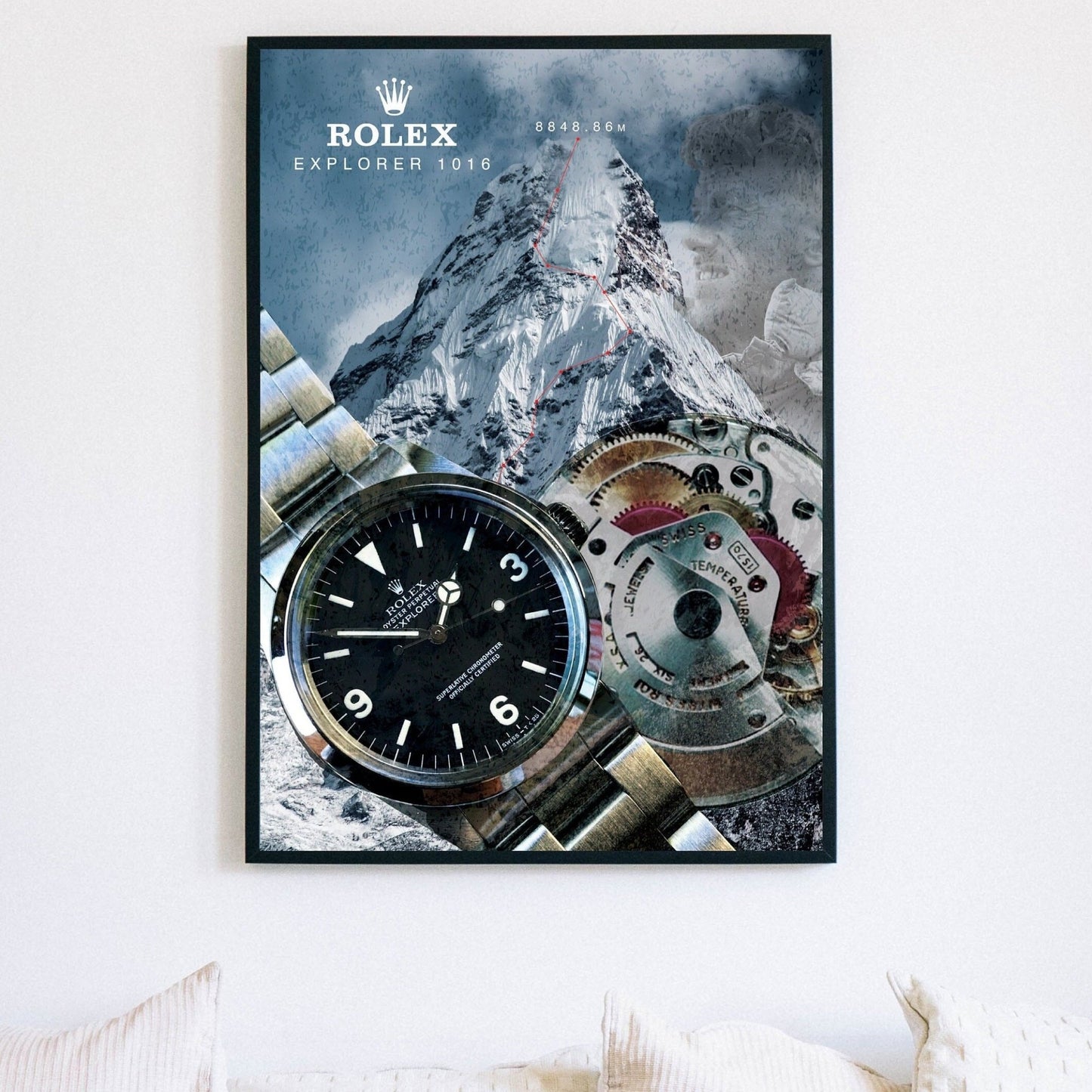 Rolex Explorer 1016 Everest Poster - M & SON