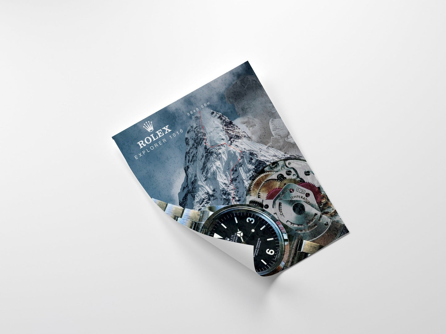 Rolex Explorer 1016 Everest Poster - M & SON