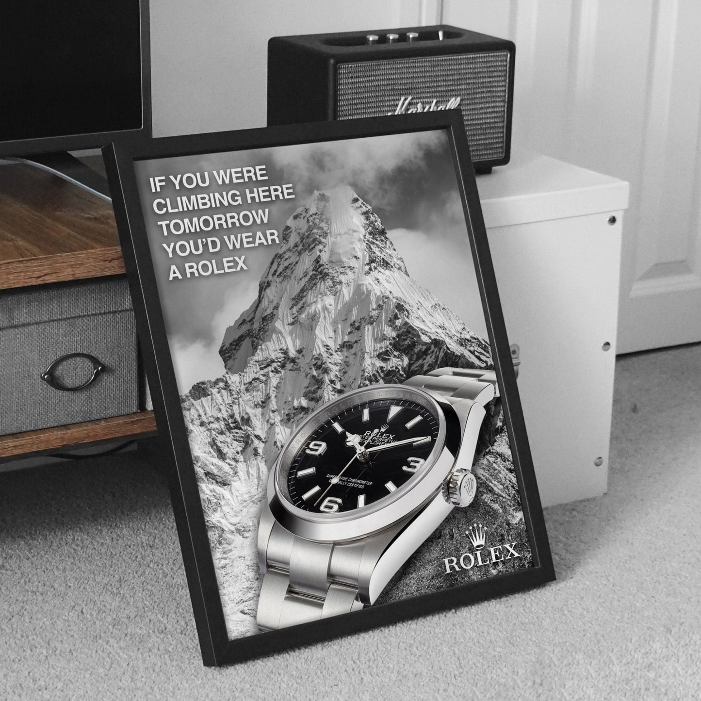Rolex Explorer Advert Poster - M & SON