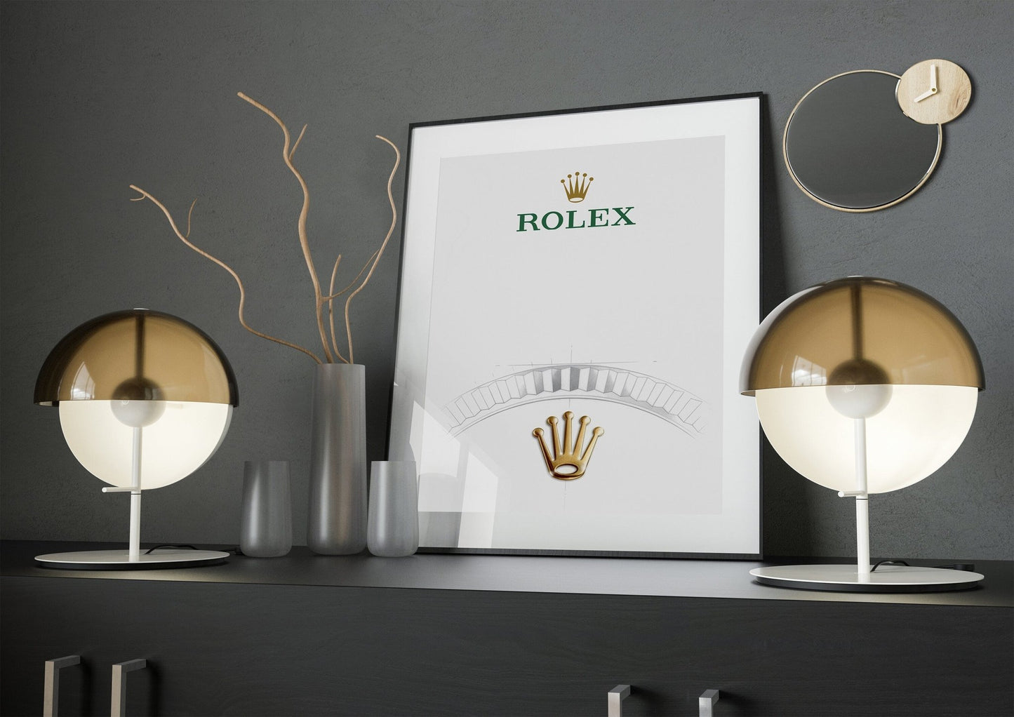 Rolex Fluted bezel Poster - M & SON