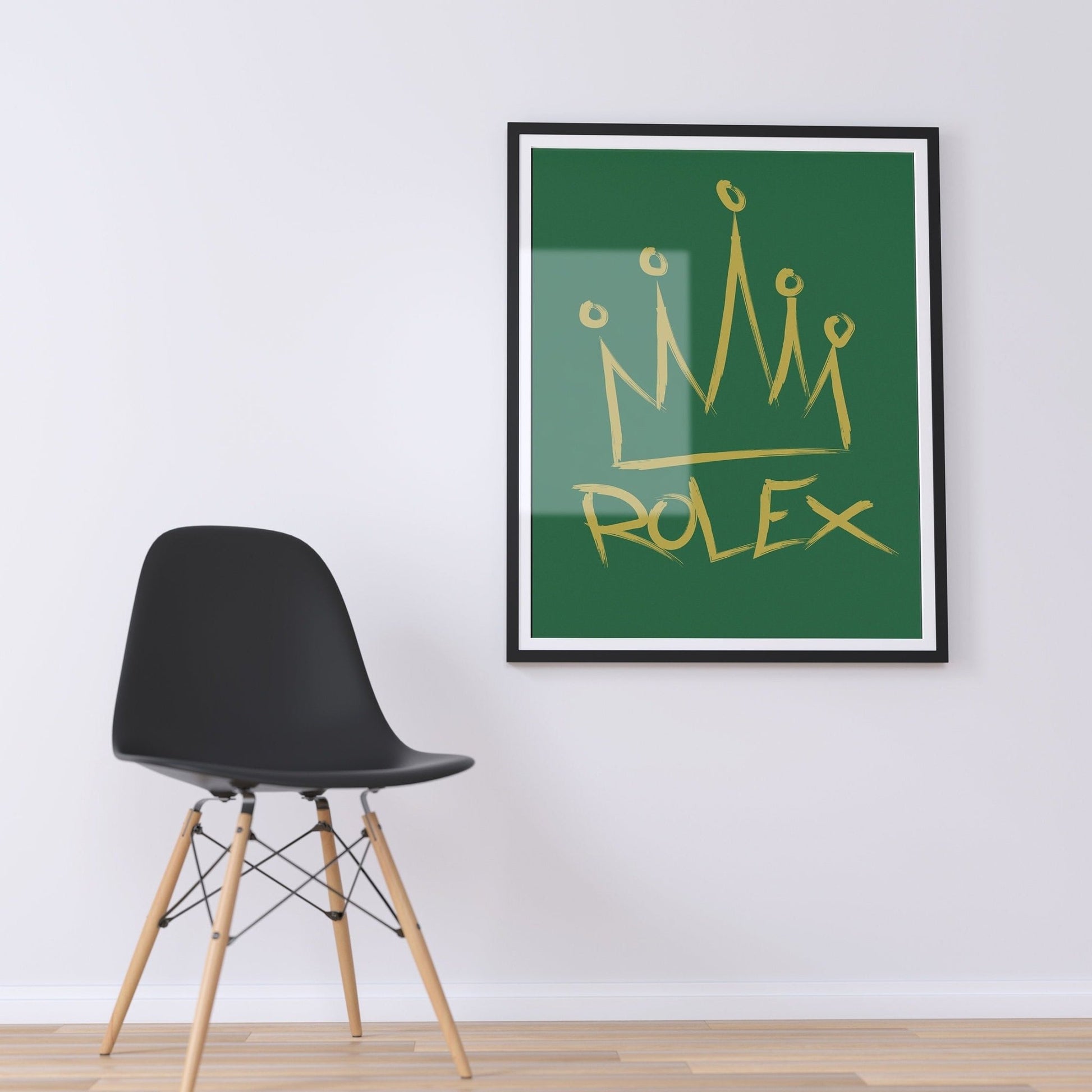 Rolex Graffiti Style Crown Poster - M & SON