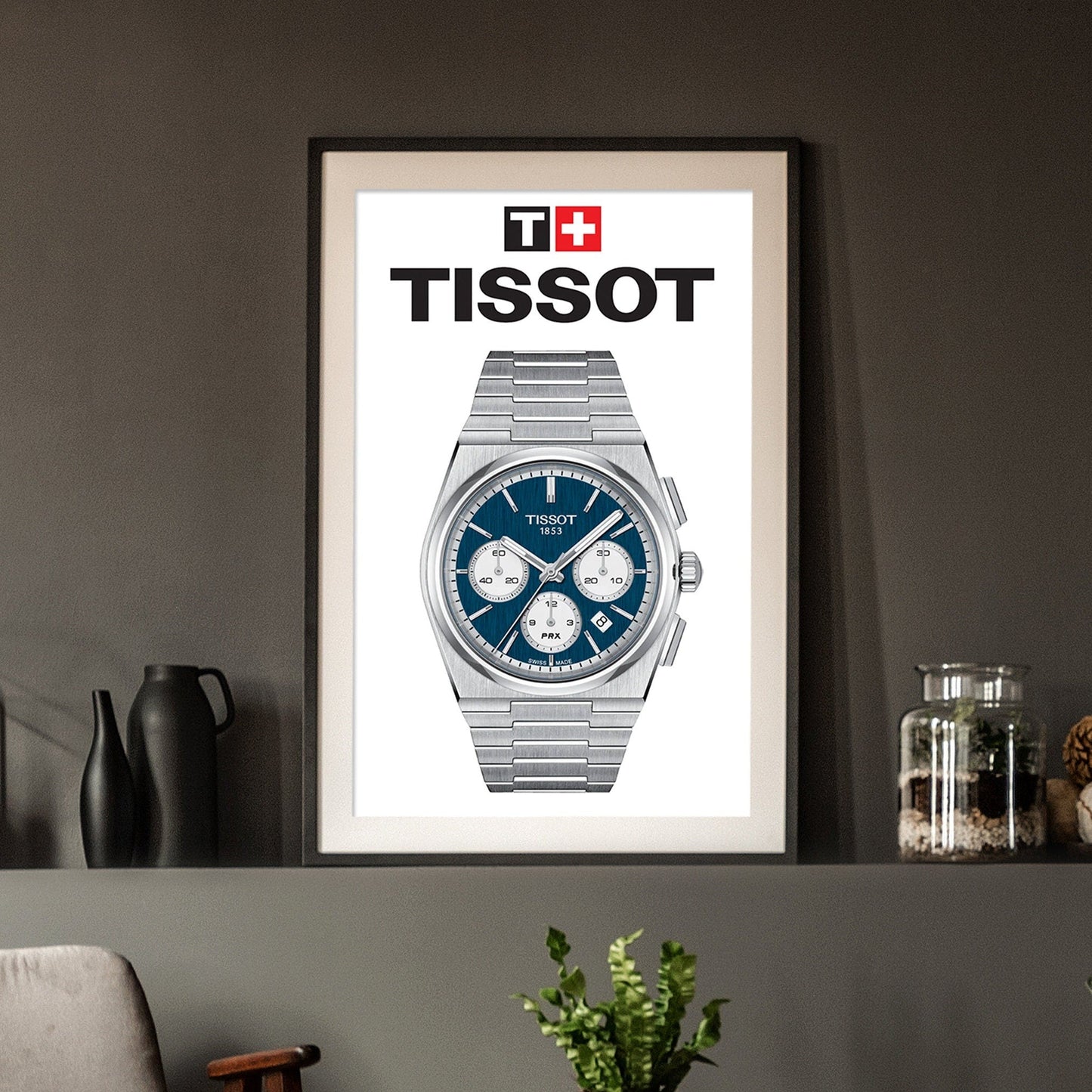 Tissot PRX Chronograph Poster - M & SON