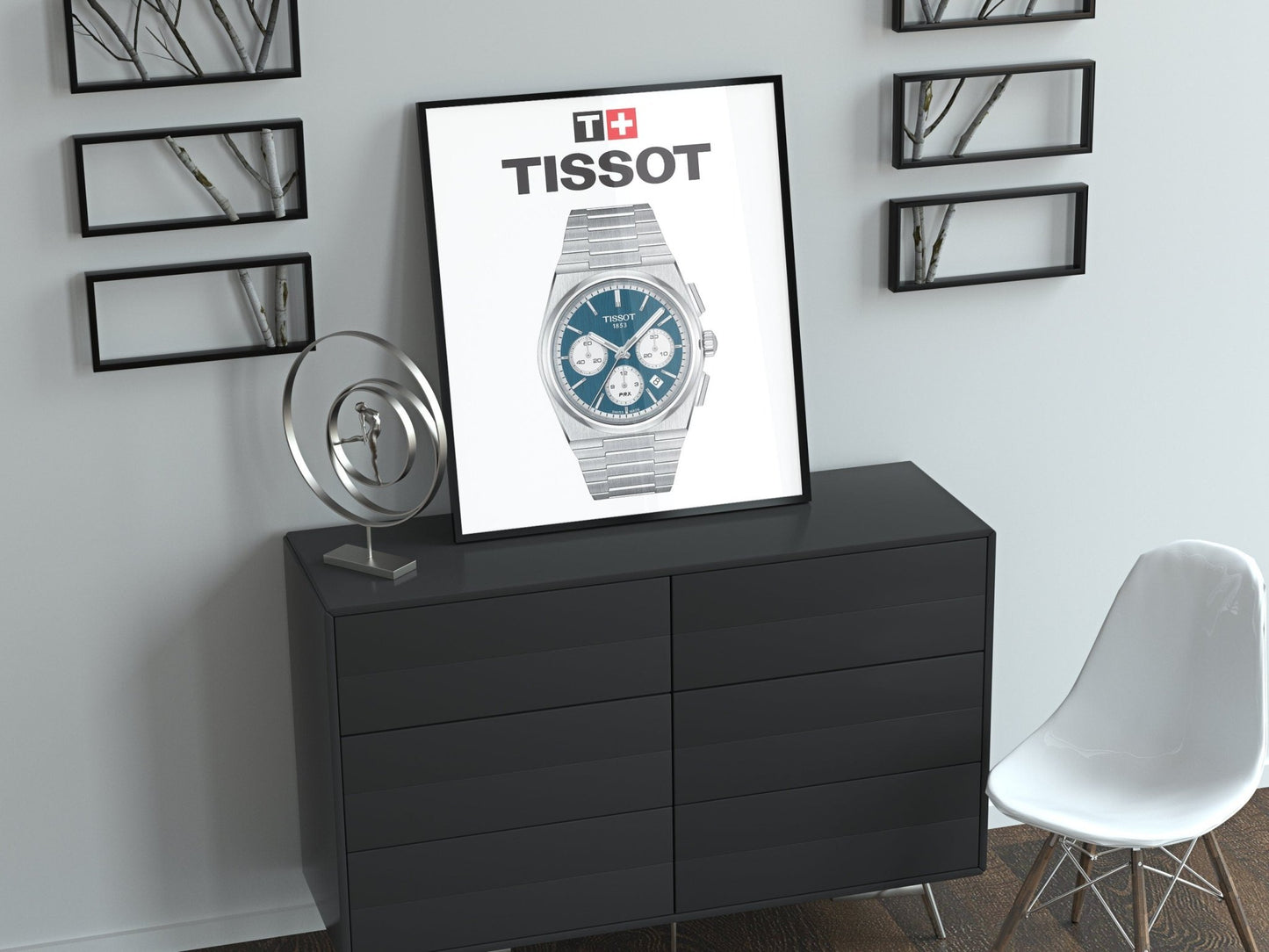Tissot PRX Chronograph Poster - M & SON