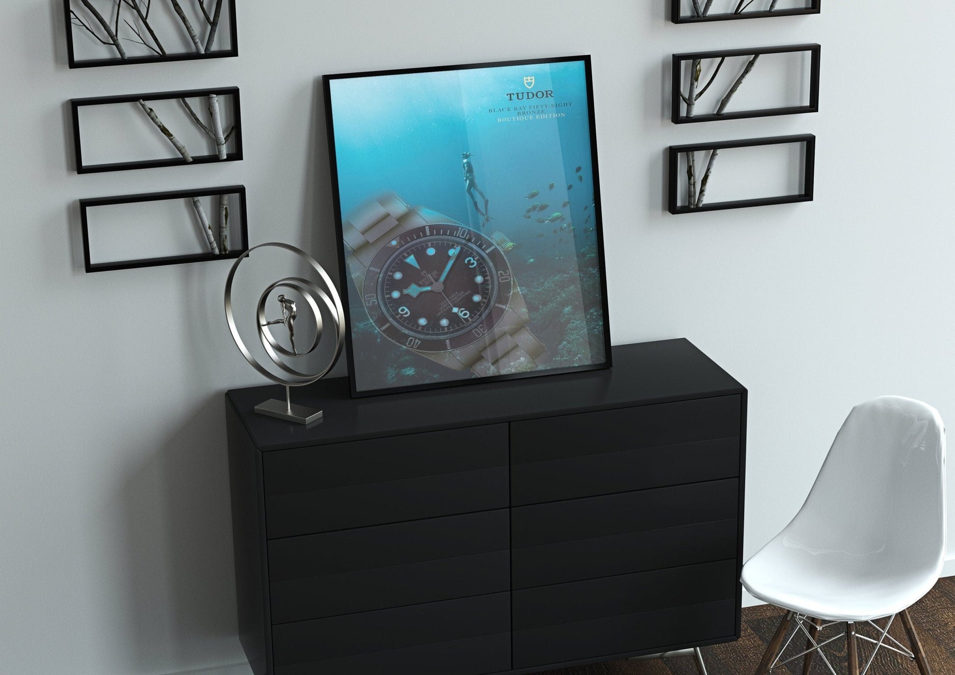 Tudor Black Bay Fifty - Eight Bronze Boutique Edition, Limited Edition Poster - M & SON