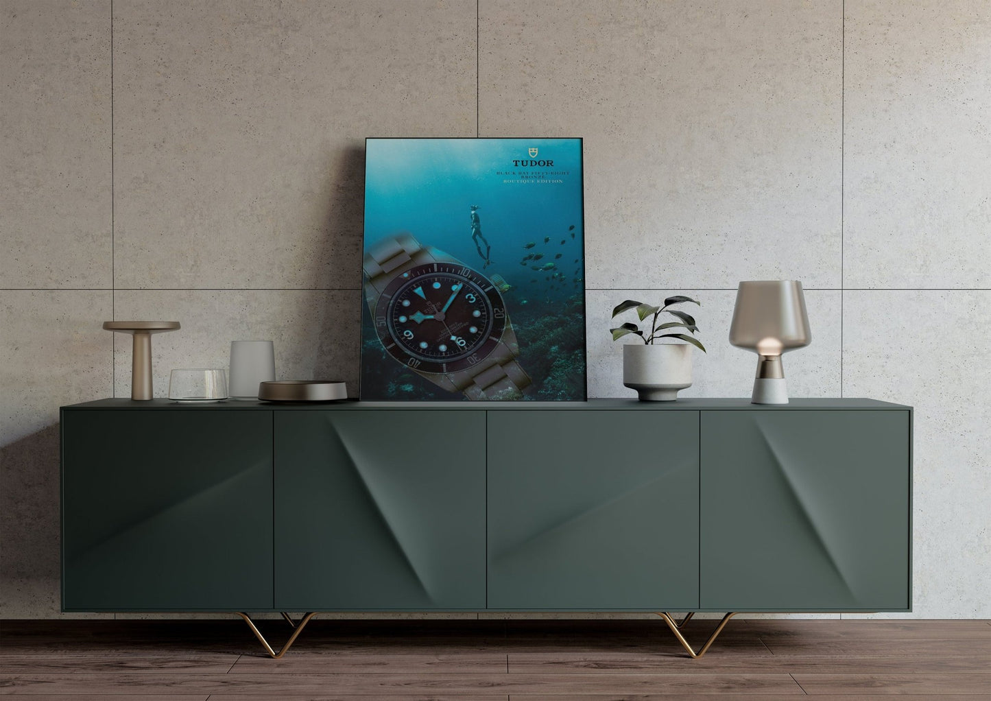 Tudor Black Bay Fifty - Eight Bronze Boutique Edition, Limited Edition Poster - M & SON
