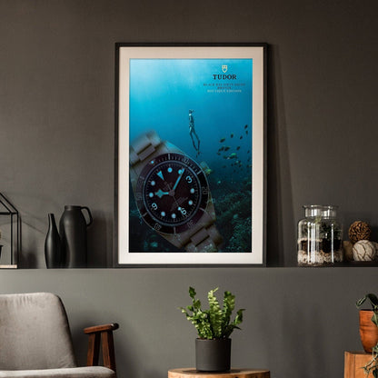 Tudor Black Bay Fifty - Eight Bronze Boutique Edition, Limited Edition Poster - M & SON