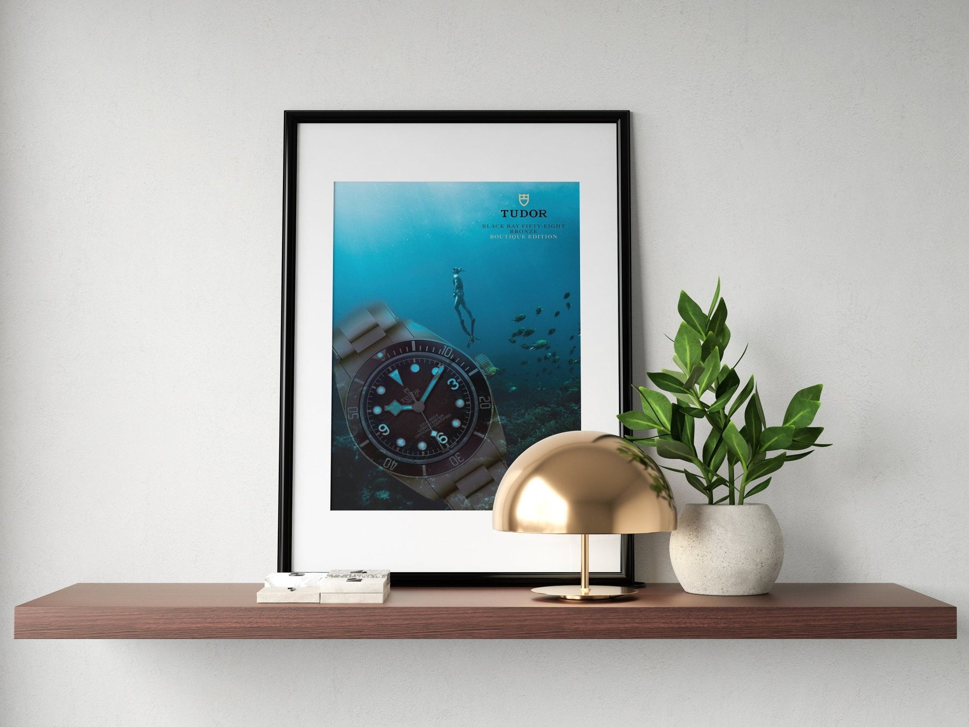 Tudor Black Bay Fifty - Eight Bronze Boutique Edition, Limited Edition Poster - M & SON