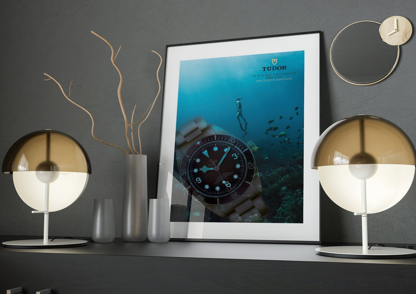 Tudor Black Bay Fifty - Eight Bronze Boutique Edition, Limited Edition Poster - M & SON