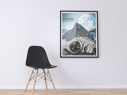 Tudor Black Bay Pro Poster - M & SON