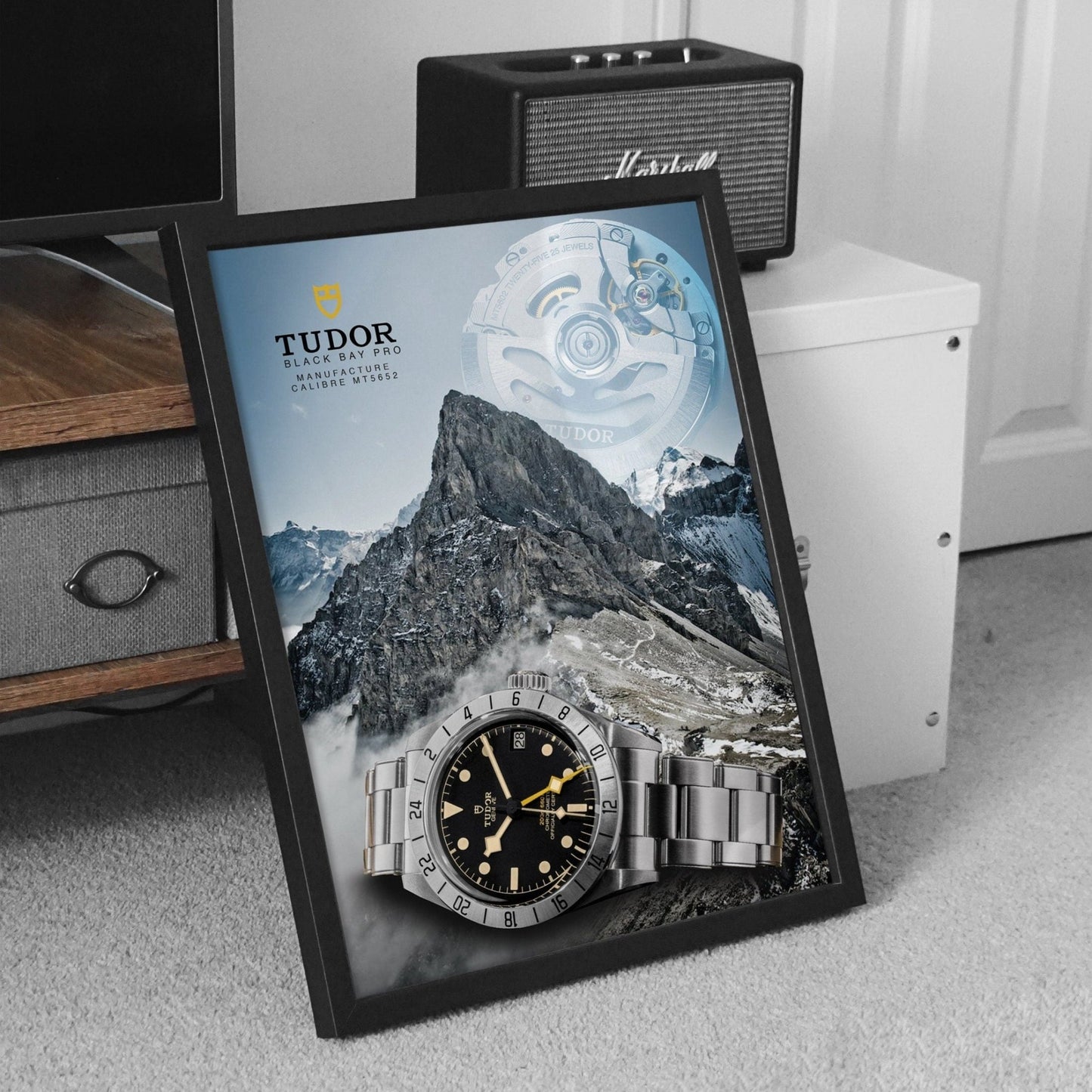 Tudor Black Bay Pro Poster - M & SON