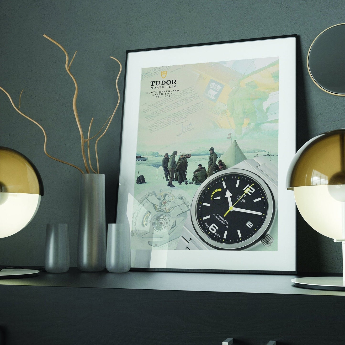 Tudor North Flag Poster - M & SON