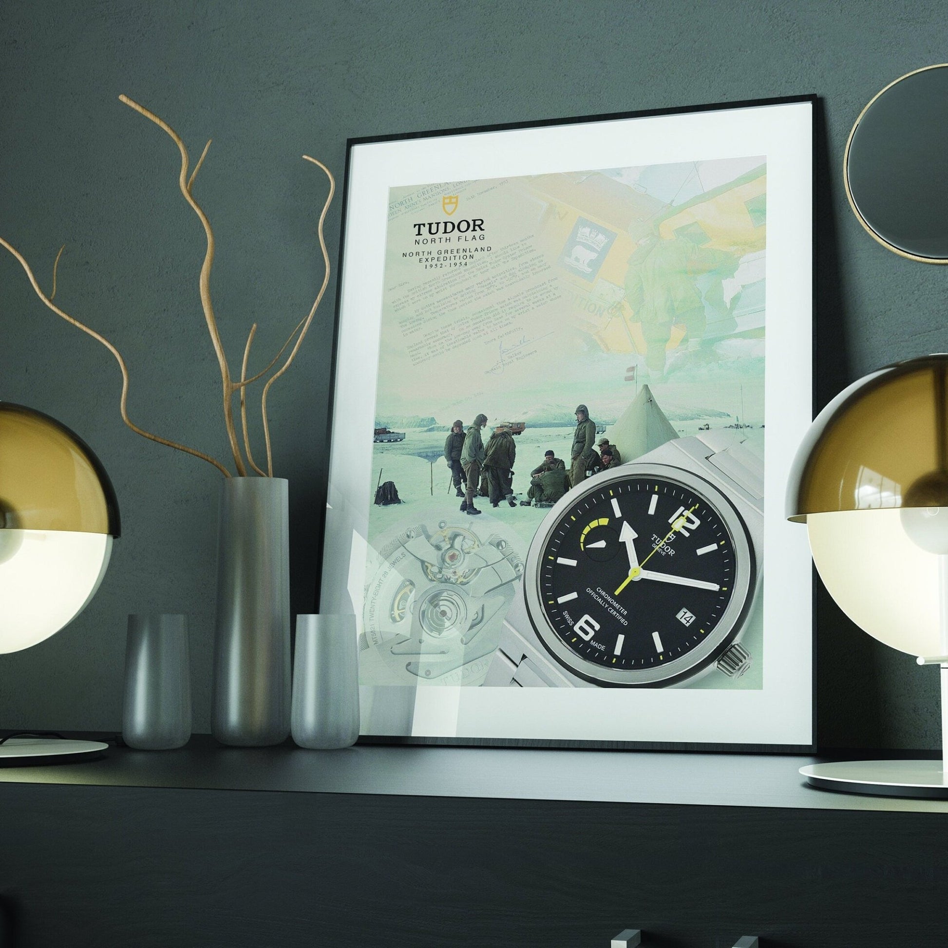 Tudor North Flag Poster - M & SON