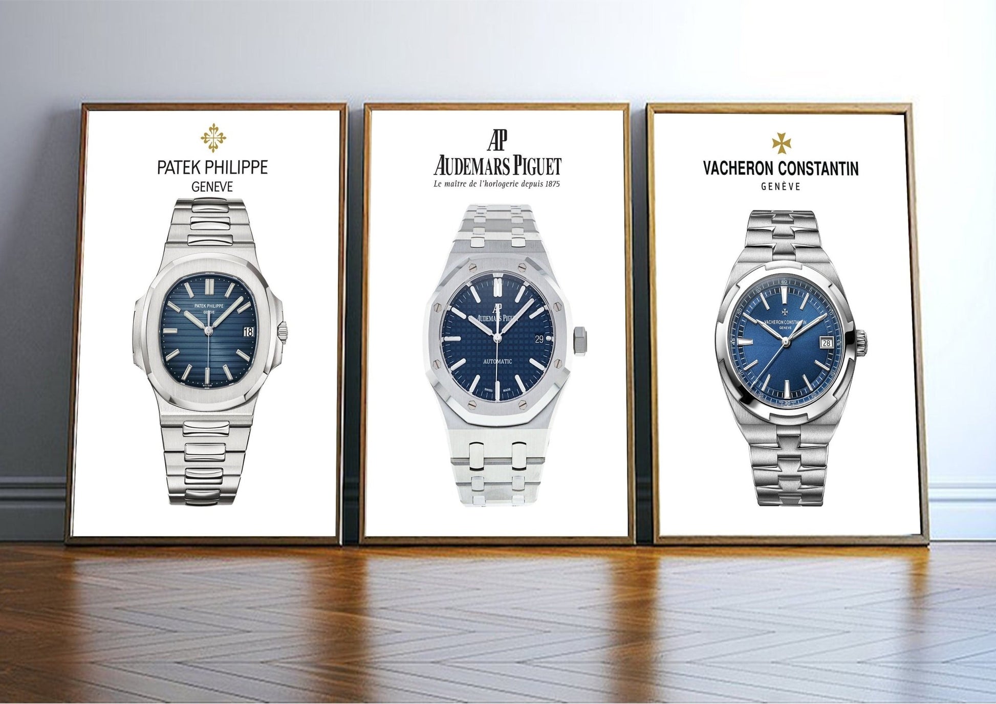 Vacheron Constantin, Audemars Piguet, Patek Philippe, Master Watch Making Poster Set - M & SON