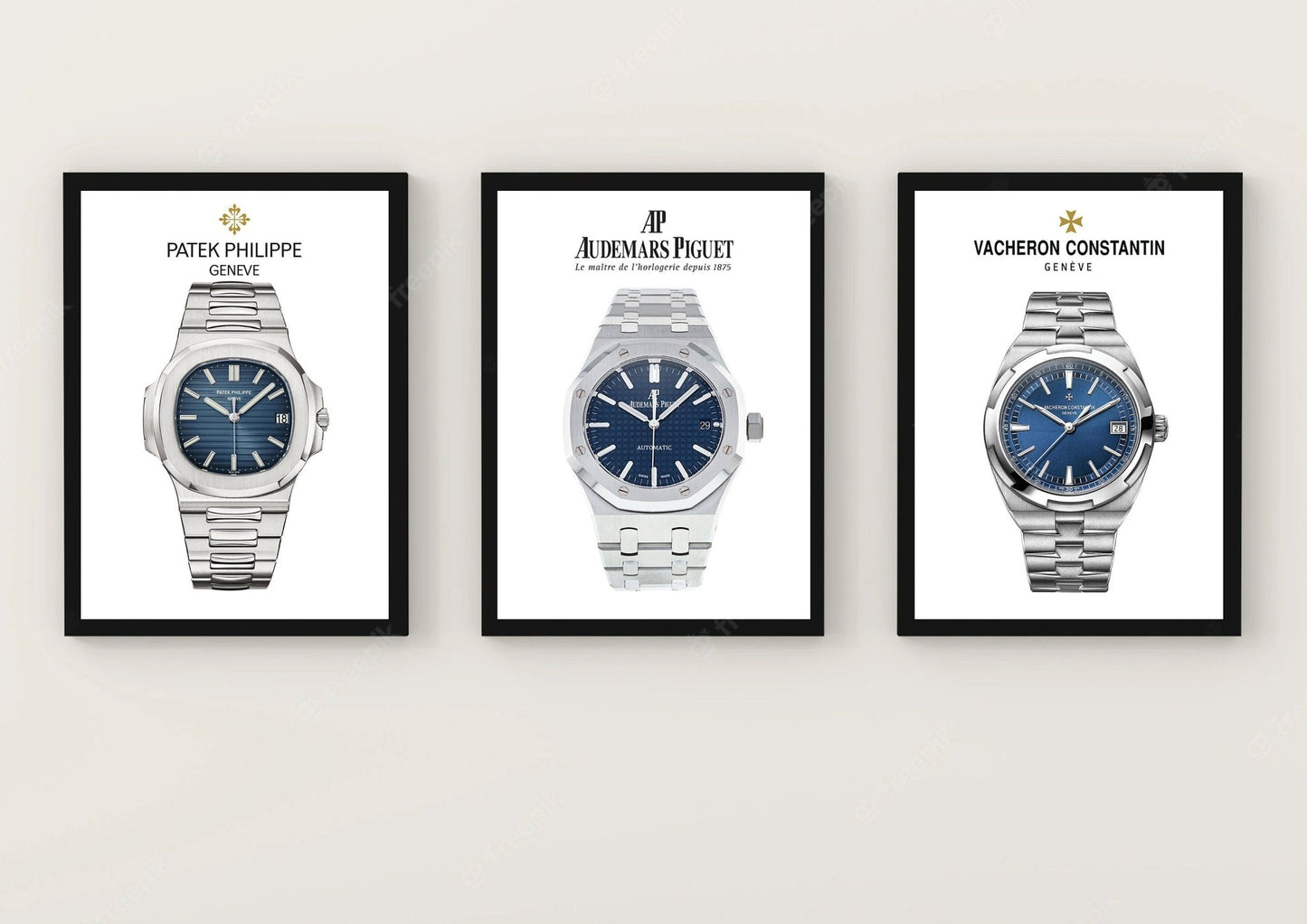 Vacheron Constantin, Audemars Piguet, Patek Philippe, Master Watch Making Poster Set - M & SON