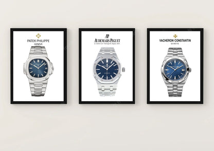 Vacheron Constantin, Audemars Piguet, Patek Philippe, Master Watch Making Poster Set - M & SON