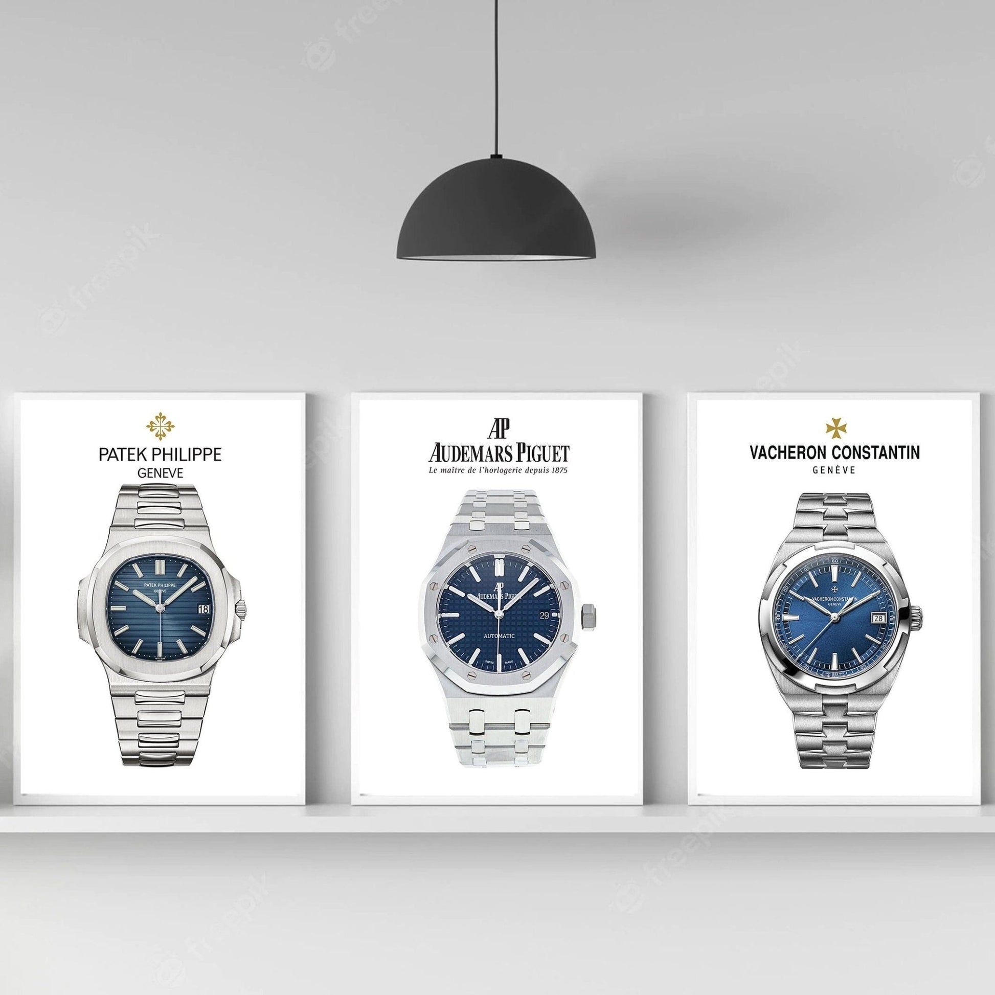 Vacheron Constantin, Audemars Piguet, Patek Philippe, Master Watch Making Poster Set - M & SON