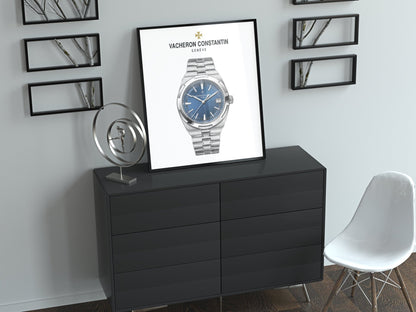 Vacheron Constantin Overseas Blue Dial Poster - M & SON