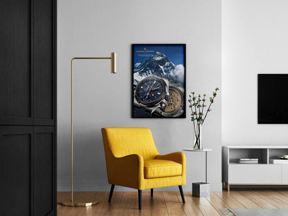 Vacheron Constantin Overseas "Everest" Dual Time Limited Editions In Titanium Poster - M & SON
